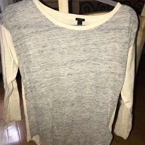 J Crew 3/4 sleeve tee